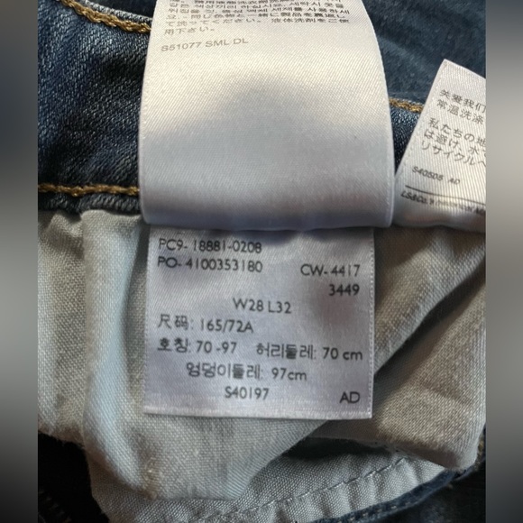 Levi’s 711 size 28 jeans. - Picture 5 of 5